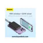 نما اتصال پاوربانک قابل حمل با ورودی Micro-USB، با نور فلاش، 20 وات