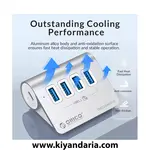 نما مشخصات هاب USB 3.2 ORICO با سرعت 10 گیگابیت بر ثانیه، بدنه آلومینیومی، پشتیبانی از شارژ سریع PD با توان 60 وات