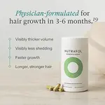مکمل گیاهی رشد موی Nutrafol مخصوص بانوان نمای رو به رو