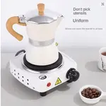 اجاق برقی گرم‌ کن چای نمای رو به رو