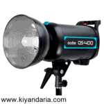 کیت فلاش نورپردازی Godox Studio Flash Light Kit QS400 II به همراه پایه بادی