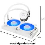 خنک کننده مایع کولر مستر مدل MasterLiquid ML240L V2 RGB - سفید
ابعاد