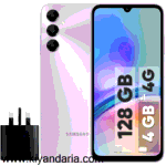 گوشی موبایل سامسونگ مدل Galaxy A05s دو سیم کارت ظرفیت 128 گیگابایت و رم 4 گیگابایت به همراه شارژر سامسونگ 