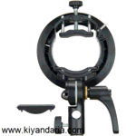 مبدل سافت باکس برای فلاش اکسترنال Godox S2 Speedlite Bracket for Bowens