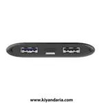 پاور بانک Baykron 10000mah با قابلیت شارژ سریع
نمای usb