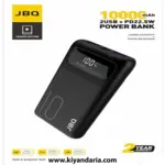 پاور بانک JBQ 10000mAh با رنگ مشکی
نمای روبه رو 