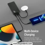 پاور بانک Promate Bolt 10Pro ظرفیت 10000 میلی آمپر نمای بالا