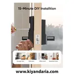قفل هوشمند Eufy مدل Smart Lever Lock C33 نمای نصب محصول