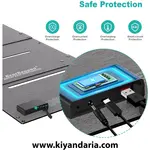 پنل خورشیدی تاشو EverExceed مدل 60W و 18 ولت خروجی نمای پورت