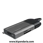 نما اول هاب 6 در 1 USB-C URTECH با خروجی 4K و محافظ حریم خصوصی صفحه نمایش