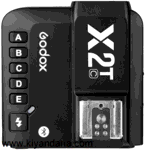 فرستنده گودکس ایکس 2 برای کانن Godox X2T-C 2.4 GHz TTL Wireless Flash Trigger for Canon