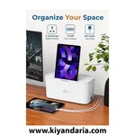 نما کنار چندراهی برق PEGANT با 5 پریز، 3 پورت USB و جعبه مدیریت کابل