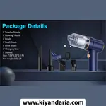 جارو شارژی دستی خودرو KMM مدل LT-117C  نمای اقلام همراه
