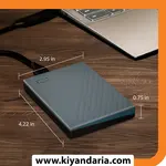 هارد اکسترنال وسترن دیجیتال مدل My Passport ظرفیت 5 ترابایت نمای ابعاد