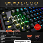 Bloody B930 TKL SWITCH OPTICAL SWITCH SWITCH TENKEYS -TENKEY | سریعترین سوئیچ های صفحه کلید در بازی-نمای دیگر از کیبورد