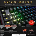 Bloody B930 TKL SWITCH OPTICAL SWITCH SWITCH TENKEYS -TENKEY | سریعترین سوئیچ های صفحه کلید در بازی

